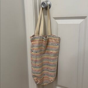 Old Navy Multicolor Striped Tote Bag- love is love